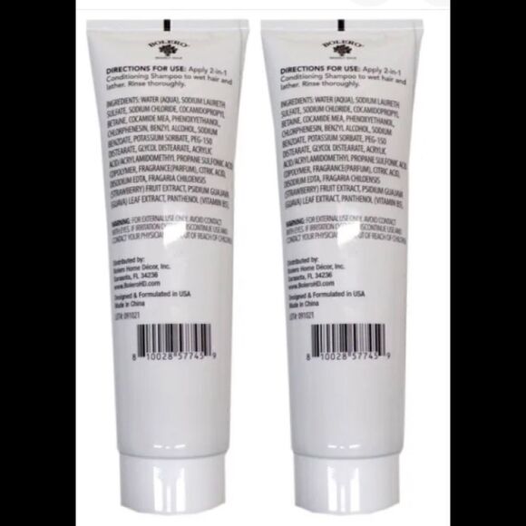 💥2 Bolero 2-in -1 Conditioning Shampoo Strawberry + Guava & Vitamin B5 10.2oz - Picture 6 of 8